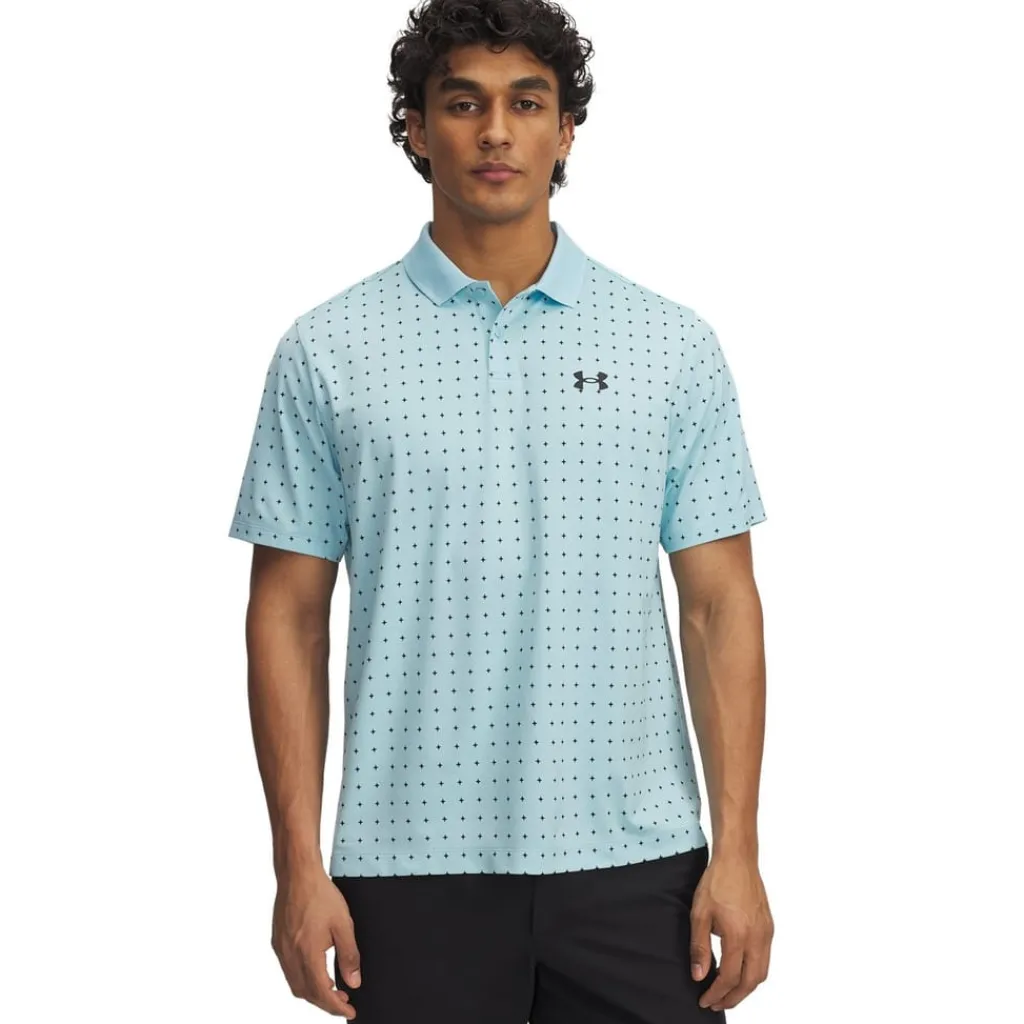 Polo Shirts*Under Armour Perf 3.0 Regular Fit Polo Shirt in Blue