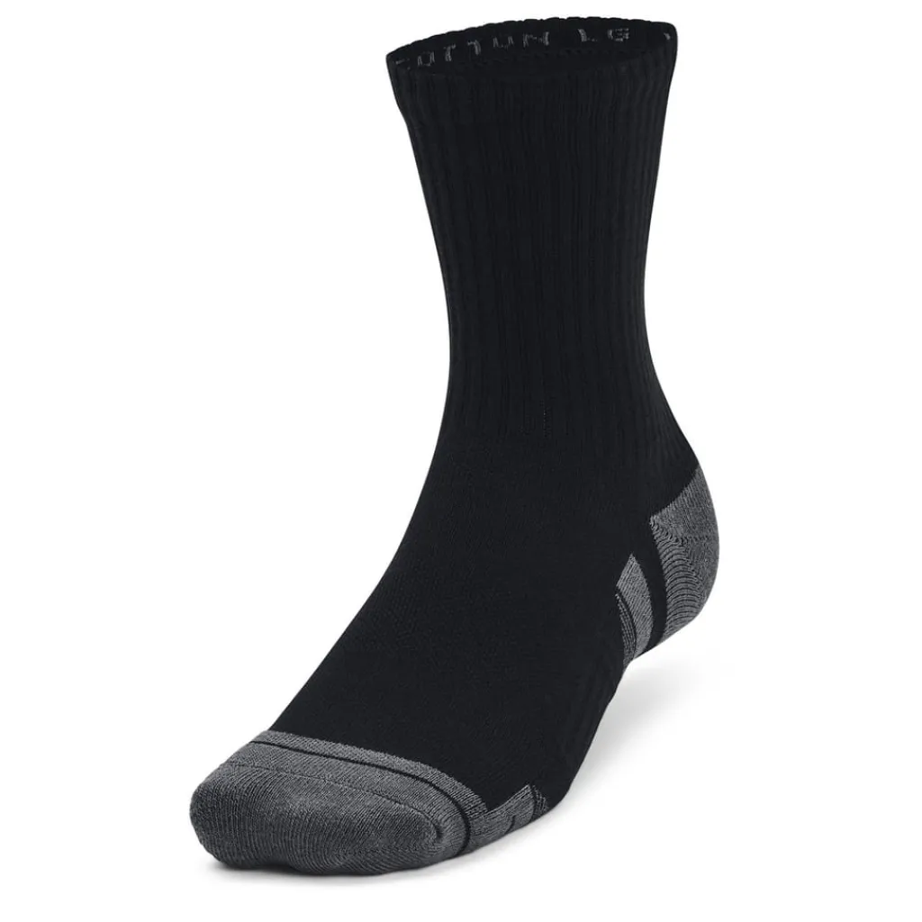 Underwear And Socks*Under Armour Performance Cotton 3p Mid in Black