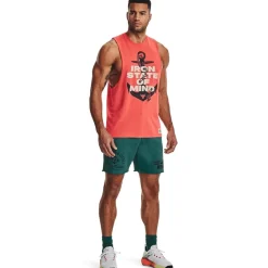 Fitness And Gym Tops*Under Armour Pj Rk Stat Mnd sl in Orange