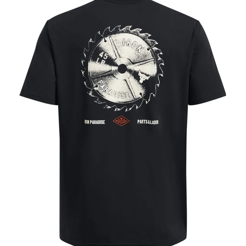 Fitness And Gym Tops*Under Armour Pjt Rck Ss Tools in Black