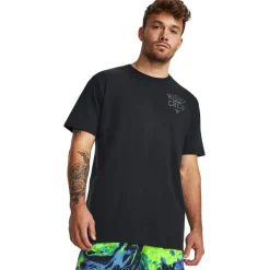 Fitness And Gym Tops*Under Armour Pjt Rk Ngt Crw ss in Black