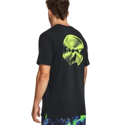 Fitness And Gym Tops*Under Armour Pjt Rk Ngt Crw ss in Black