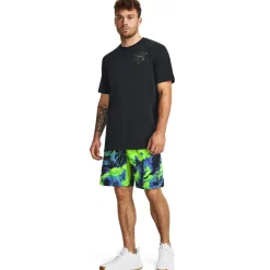Fitness And Gym Tops*Under Armour Pjt Rk Ngt Crw ss in Black