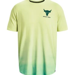 Fitness And Gym Tops*Under Armour Pjt Rock Fade ss in Green
