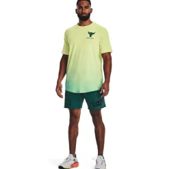 Fitness And Gym Tops*Under Armour Pjt Rock Fade ss in Green