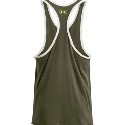 Fitness And Gym Tops*Under Armour Pjt Rock Tank in Green