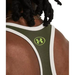 Fitness And Gym Tops*Under Armour Pjt Rock Tank in Green