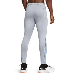 Fitness And Gym Pants*Under Armour Qualifier Tight Logo Running Pants in Grey