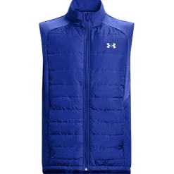 Fitness And Gym Tops*Under Armour Regular Fit Mock Neck Storm Vest in Blue