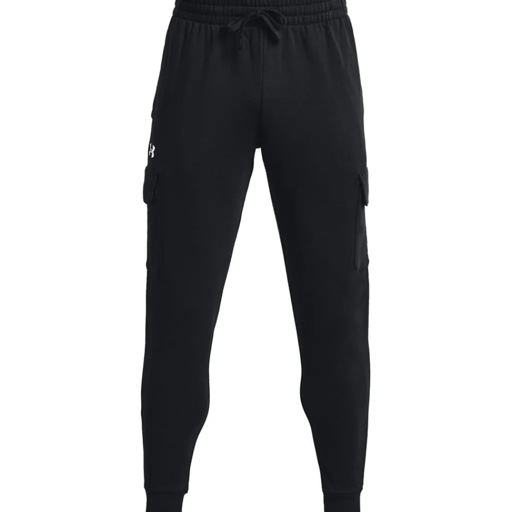 Trousers*Under Armour Rival Fleece Cargo Jogger in Black