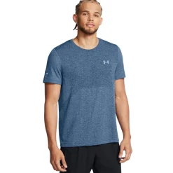 Fitness And Gym Tops|Fitness And Gymwear*Under Armour Seamless Stride T-Shirt in Blue