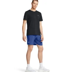 Fitness And Gym Tops*Under Armour Seamless Stride T-Shirt in Blue