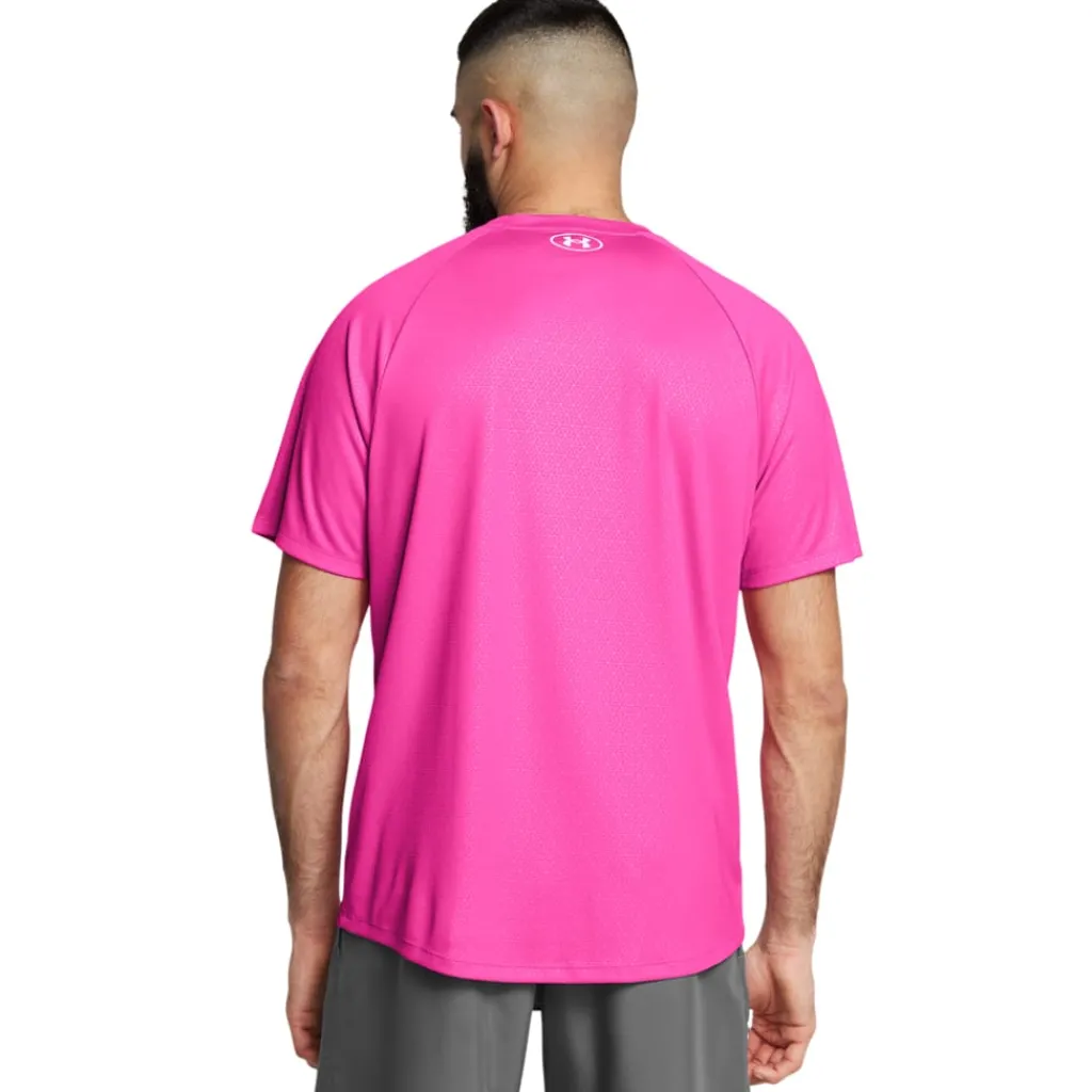 T-Shirts And Vests*Under Armour Tech Emboss T-Shirt in Pink