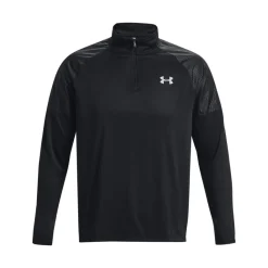 Fitness And Gym Tops*Under Armour Tech Grid 1/4 Zip Top in Black