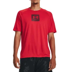 T-Shirts And Vests*Under Armour Tech Print Fill Short Sleeve T-Shirt in Red