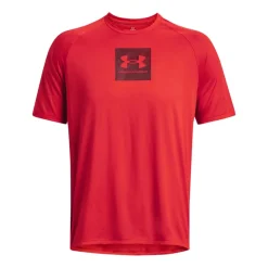 T-Shirts And Vests*Under Armour Tech Print Fill Short Sleeve T-Shirt in Red