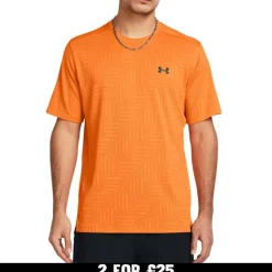 T-Shirts And Vests*Under Armour Tech Vent Geotessa Short Sleeve T-Shirt in Orange