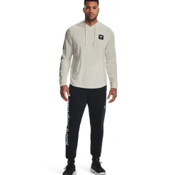 Hoodies*Under Armour Terry Rock Hooded Sweatshirt Tops in White