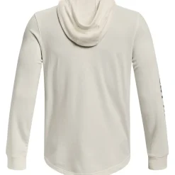 Hoodies*Under Armour Terry Rock Hooded Sweatshirt Tops in White