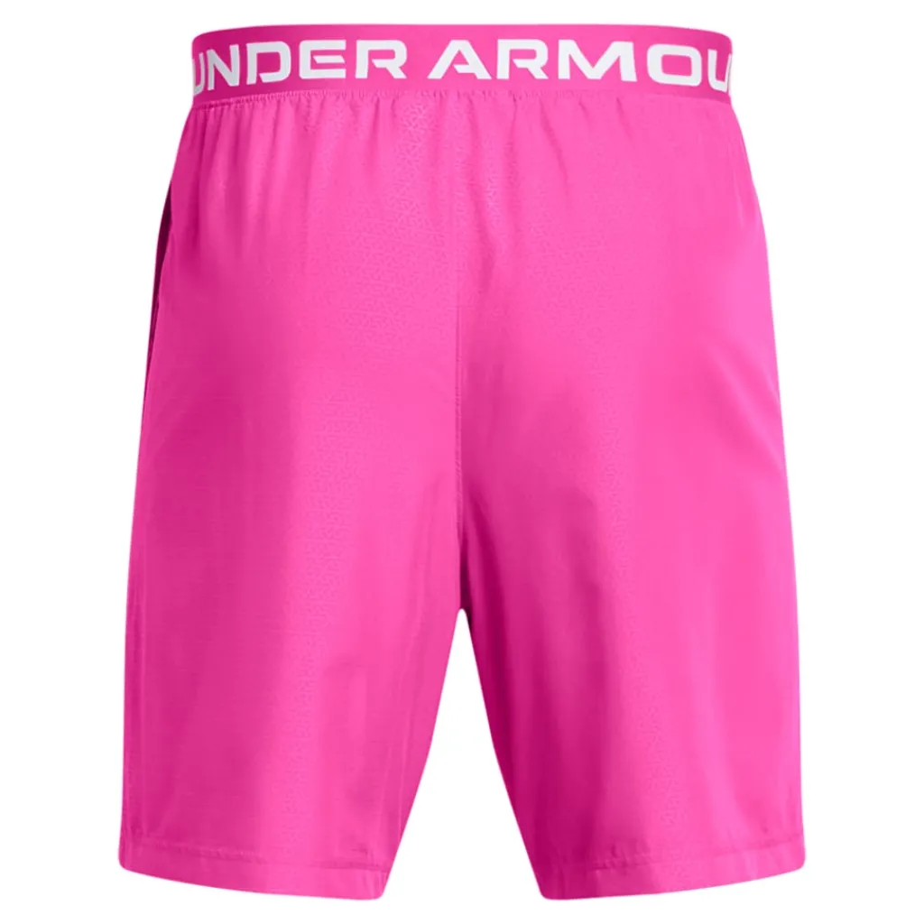 Shorts*Under Armour Woven Halfback Emboss Training Shorts in Pink