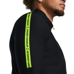 Fitness And Gym Tops*Under Armour Zip Neck Regular Fit Sweatshirt in Black