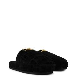 Slippers*Versace Home Icon Slippers in Black