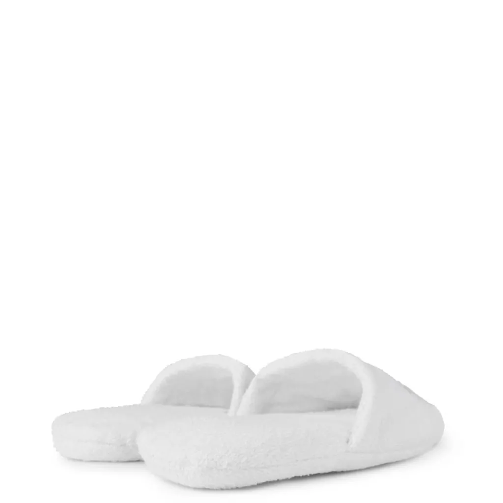 Slippers*Versace Home Medusa Mules Flatform Slippers in White