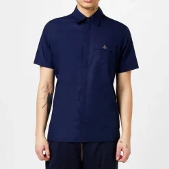 Shirts*Vivienne Westwood Classic Saturn Orb Shirt in Blue