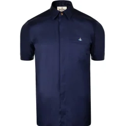 Shirts*Vivienne Westwood Classic Saturn Orb Shirt in Blue