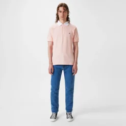 Polo Shirts*Vivienne Westwood Contrasting Collar Polo Shirt in Pink