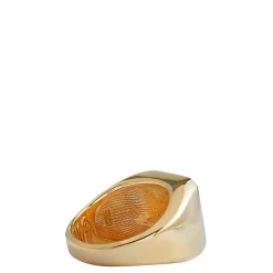Jewellery-Watches*Vivienne Westwood Diamond Carlo Ring with Engraved Logo in Gold