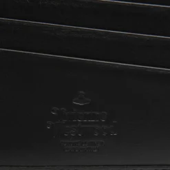 Assorted*Vivienne Westwood Embossed Saturn Orb Wallet in Black