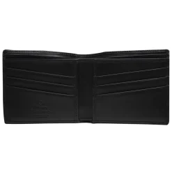 Assorted*Vivienne Westwood Embossed Saturn Orb Wallet in Black
