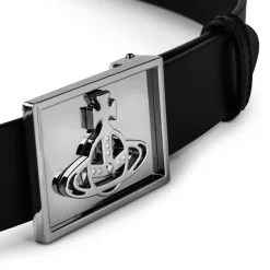 Belts*Vivienne Westwood Orb Square Belt in Black