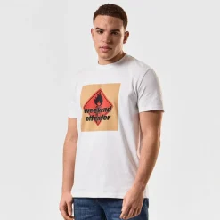 T-Shirts And Vests*Weekend Offender Blue Line Graphic T-Shirt in White
