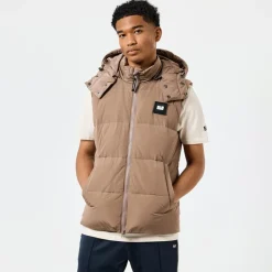 Coats And Jackets*Weekend Offender Gordini Down Gilet in Brown