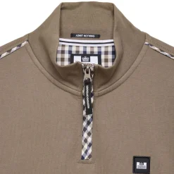 Sweatshirts*Weekend Offender Matisa 1/4 Zip Sweatshirt in Brown