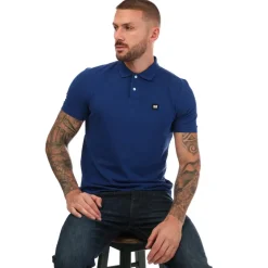 Polo Shirts*Weekend Offender Mens Barnum Polo Shirt in Blue