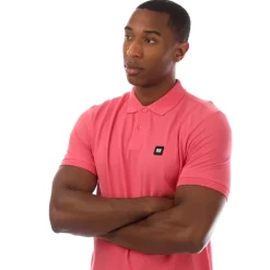 Polo Shirts*Weekend Offender Mens Barnum Polo Shirt in Rose