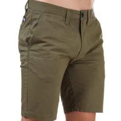 Shorts*Weekend Offender Mens Dillenger Cotton Twill Chino Shorts in Khaki