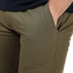 Shorts*Weekend Offender Mens Dillenger Cotton Twill Chino Shorts in Khaki