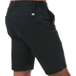 Shorts*Weekend Offender Mens Dillenger Cotton Twill Chino Shorts in Black