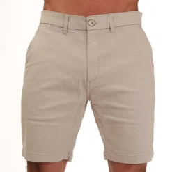 Shorts*Weekend Offender Mens Dillenger Cotton Twill Chino Shorts in Stone