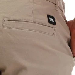 Shorts*Weekend Offender Mens Dillenger Cotton Twill Chino Shorts in Stone