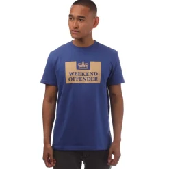 T-Shirts And Vests*Weekend Offender Mens McMoney T-Shirt in Royal Blue