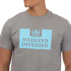 T-Shirts And Vests*Weekend Offender Mens McMoney T-Shirt in Grey