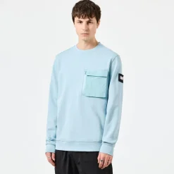 Sweatshirts*Weekend Offender Neve Crewneck Sweatshirt in Light Blue