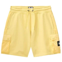 Shorts*Weekend Offender Pink Sands Overlay Shorts in Yellow