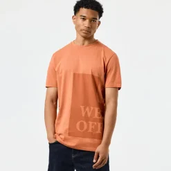 T-Shirts And Vests*Weekend Offender Ryan Large Tonal Prison T-Shirt in Orange