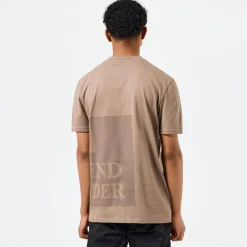 T-Shirts And Vests*Weekend Offender Ryan Large Tonal Prison T-Shirt in Brown